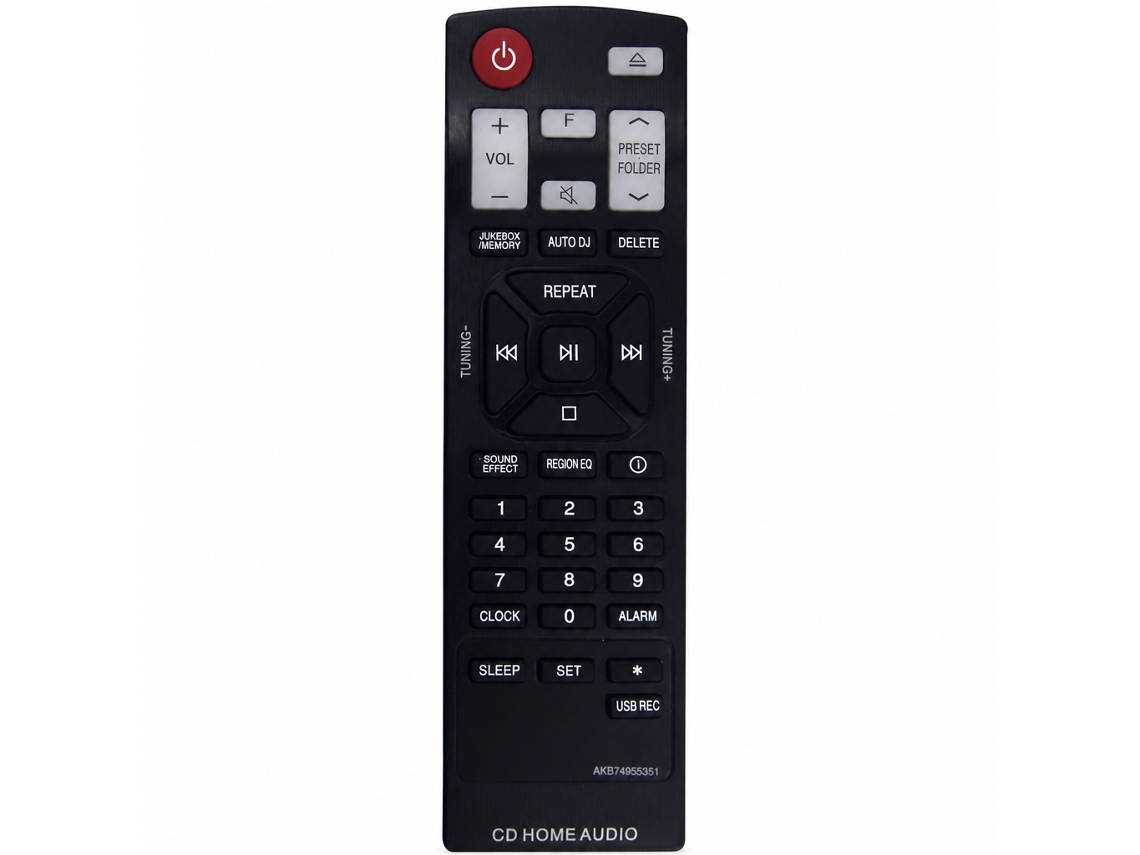 Comando À Distância Para Sistema De Áudio Lg Compatível Akb74955351_zhd