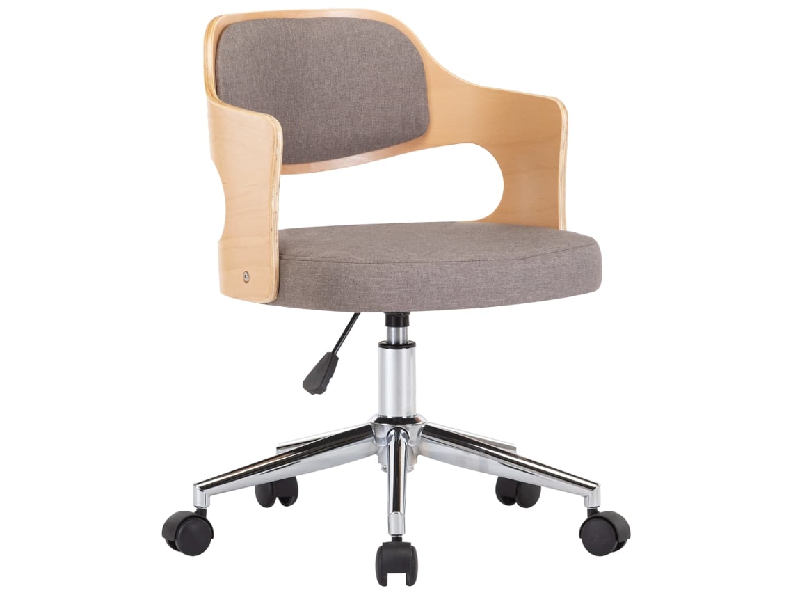 Dining Chair, Dining Chairs Vidaxl Cinzento-acastanhado Tecido (n/a)