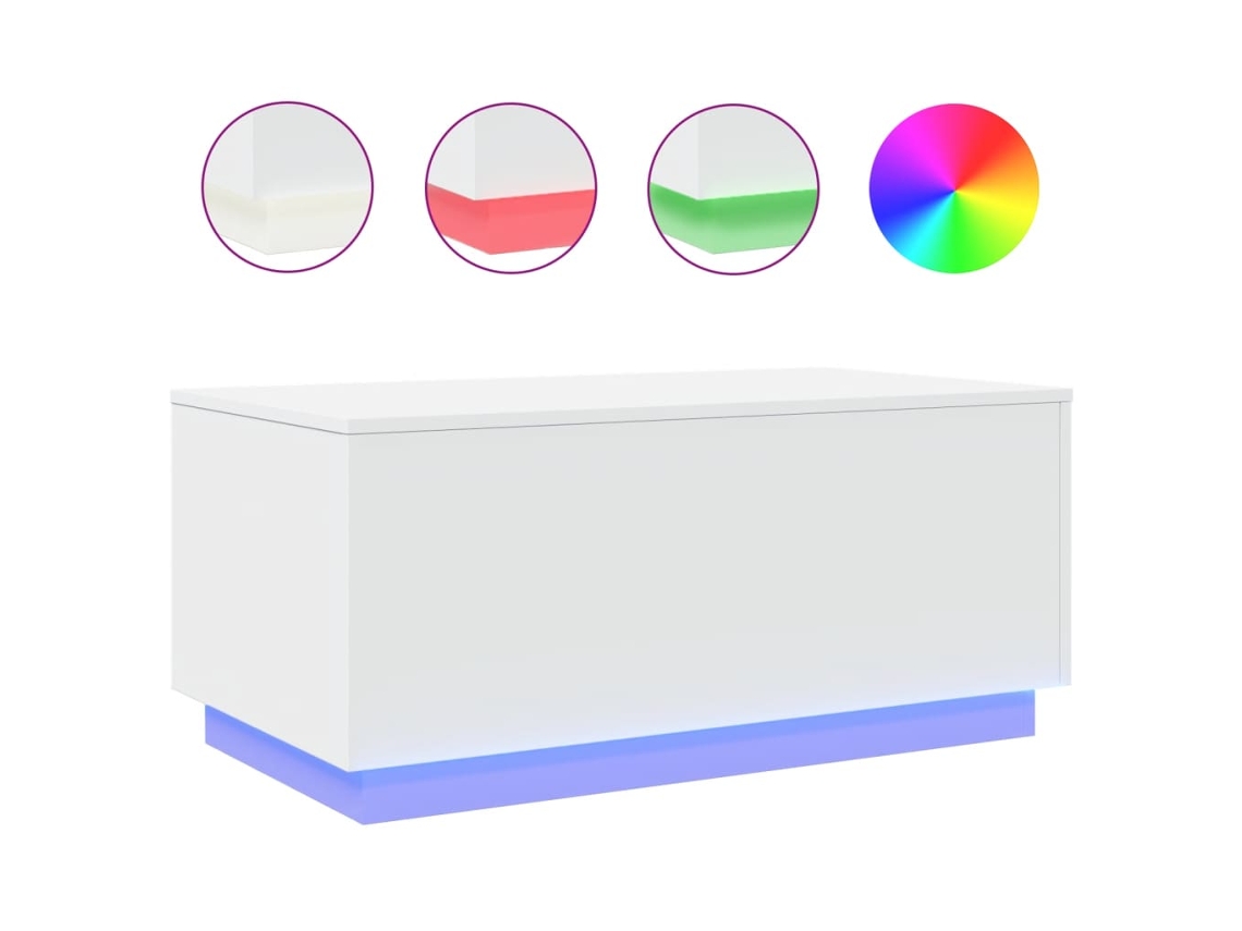 Coffee Table, Coffee Tables Vidaxl Branco Madeira Processada (n/a)