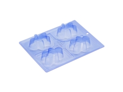 Molde Para Homem De Gengibre Praliné, Cor Transparente, Porto Formas 85, Molde Especial De 3 Partes Transparente