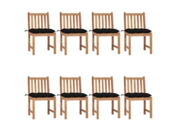 Garden Chair, Garden Chairs Vidaxl Preto Madeira (n/a)