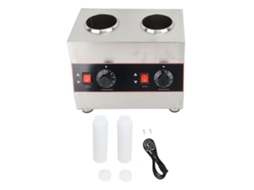 Garrafa Dupla 1300ml para molhos quentes e queijo nacho, 30-85°C, com pega, US 220v