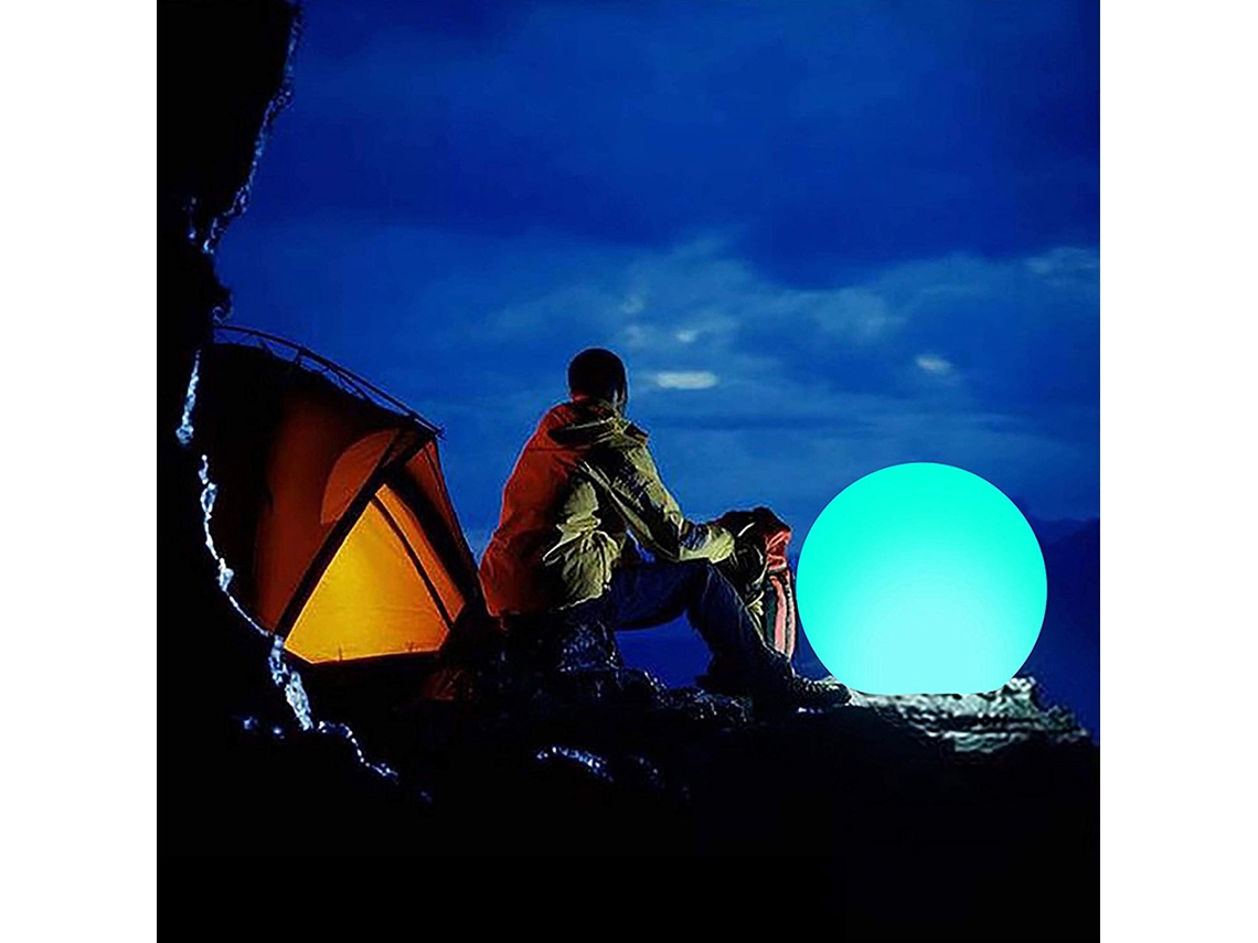 Luz De Bola Rgb Colorida Com Controle Remoto Bola Inflável Luminosa À Prova D'água Ip65 Led Sphere Light