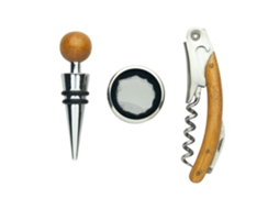 Conjunto de Vinho Midocean Sonoma Bamboo Box, Tamanho Único, Madeira BRILVIBERA