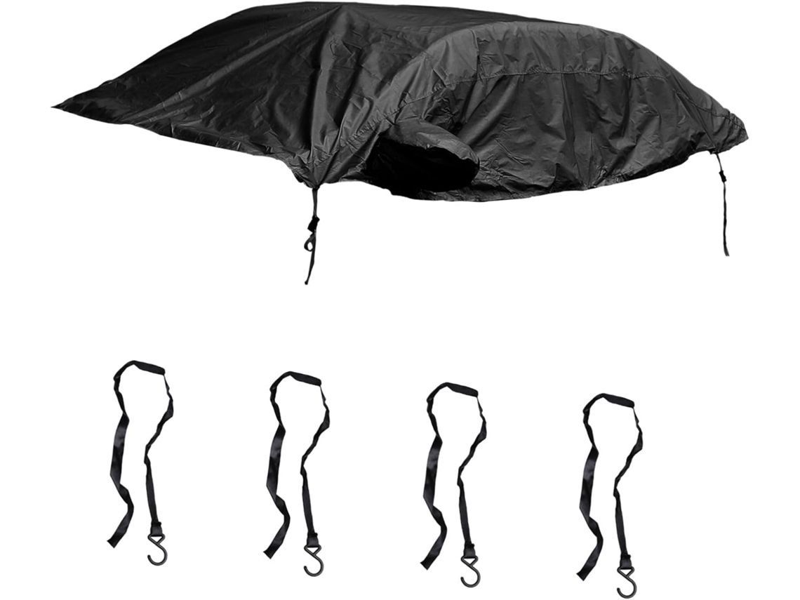 Para-sol preto para carro com proteção UV e isolamento térmico. Acessórios automotivos.