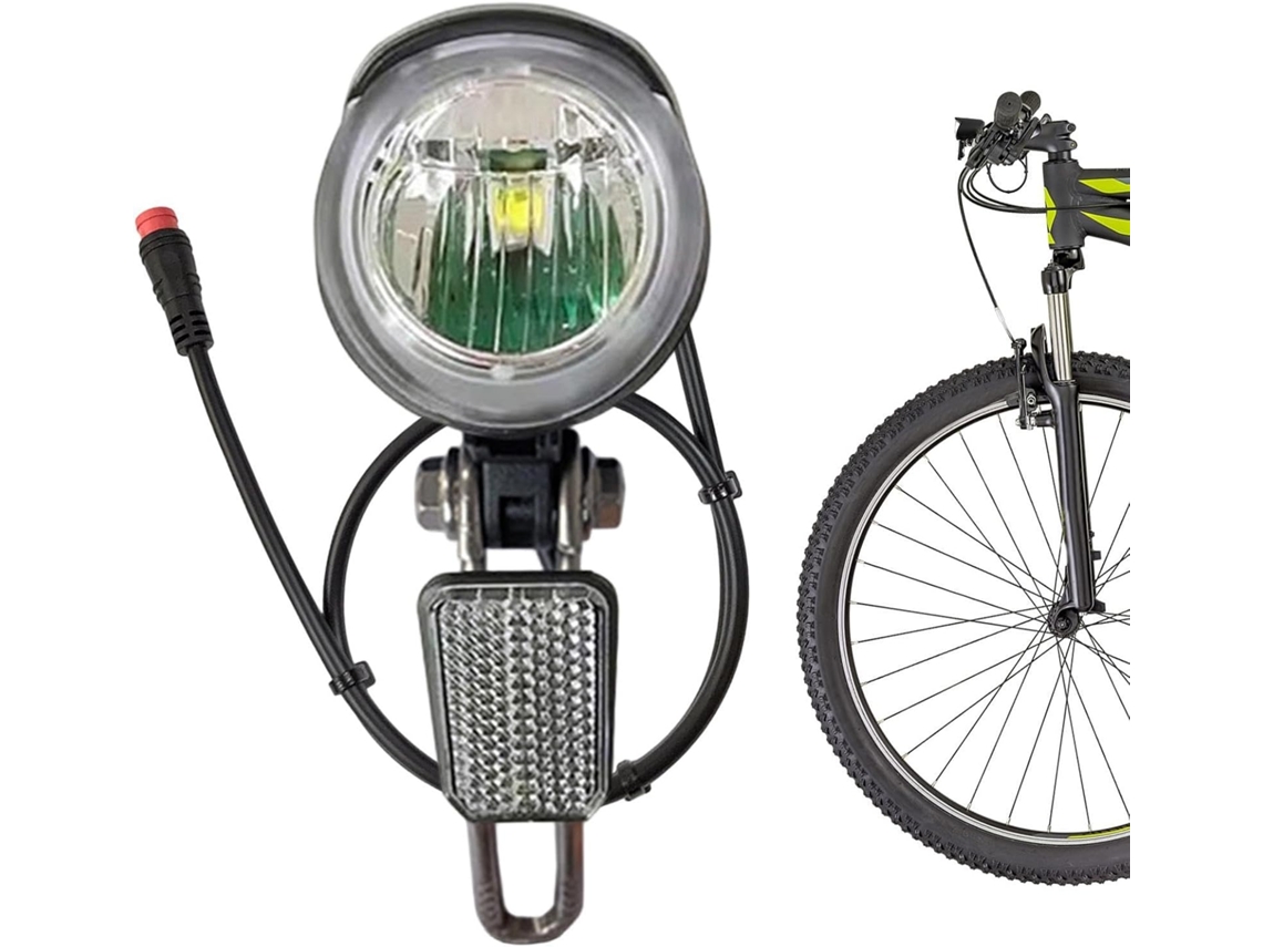 Farol De Bicicleta Elétrica À Prova D'água, Brilhante E Seguro.