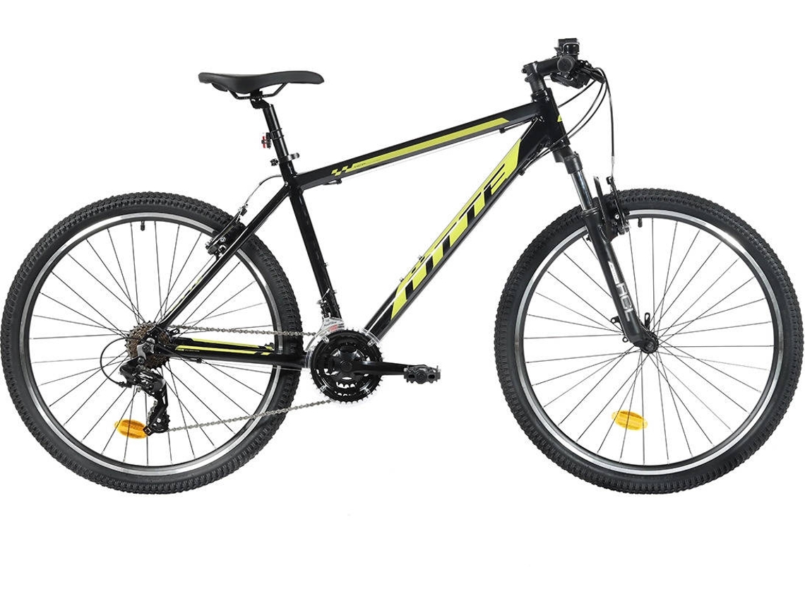Bicicleta de Montanha OTTE Kosmo (L - Preto / Amarelo)
