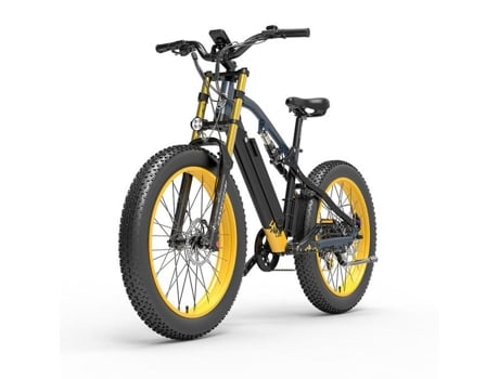 Rv700 1000w 26 Fat Bike Garfo De Coroa Dupla Bicicleta De Montanha Elétrica 16ah 130km 30km H Lankeleisi
