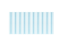 2026 10 Pentes de Encadernação 19mm 30 Anéis Capacidade 150 Folhas Espinhos de Plástico para Papel A4 B5 A5 Azul Transparente