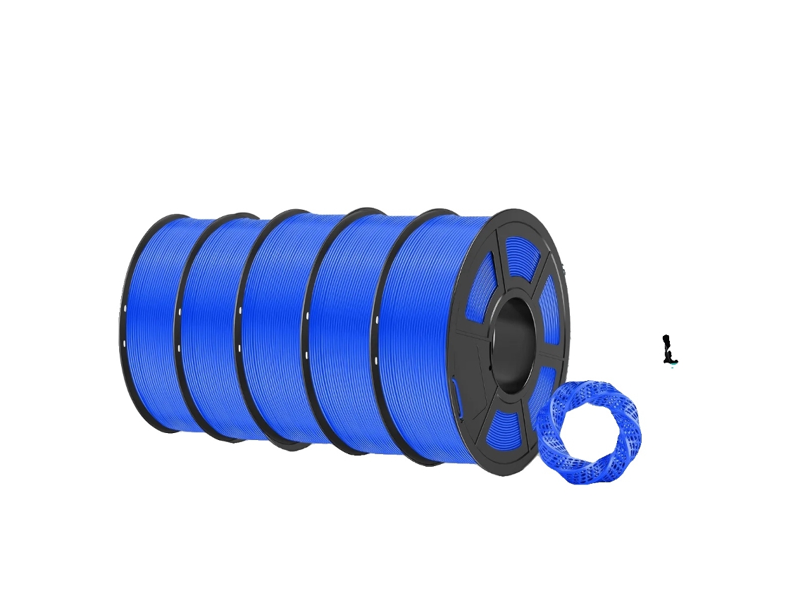 Fio Pla Fosco Sunlu 1,75mm, Pronto Para Alta Velocidade, Sem Bolhas, 1kg,5 Azul Oem