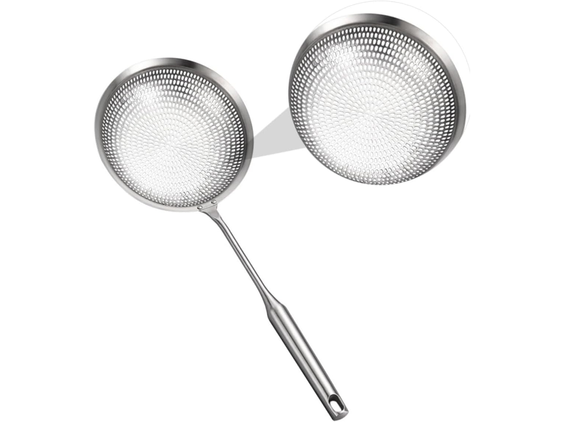 Concha Para Escorrer - Cabo Ergonômico E Resistente Ao Calor, Fácil De Segurar,.