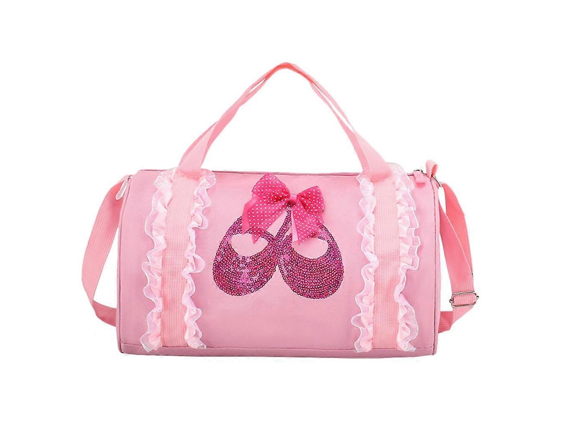 Mochila De Dança Infantil Com Bolsa Para Guardar Objetos De Balé E Alça De Ombro Ajustável
