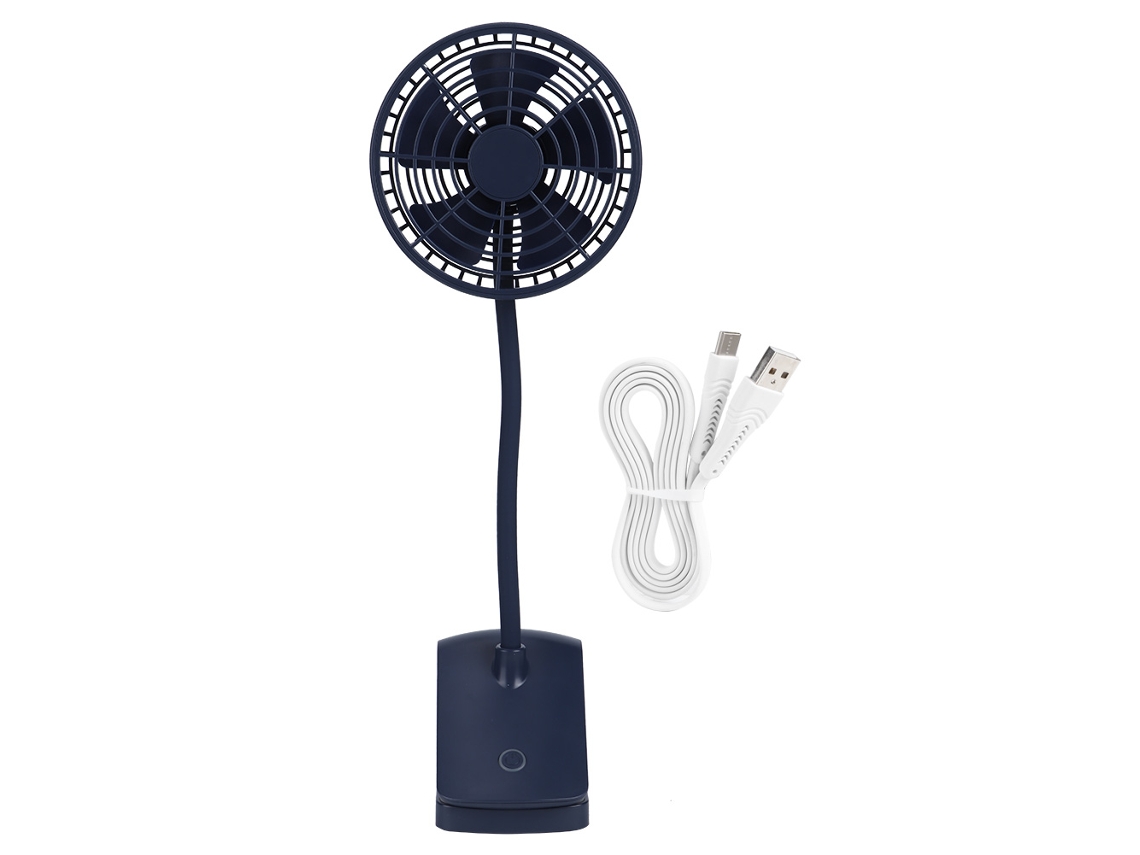 Ventilador de Mesa Clip Usb Recarregável para Carro Escritório | S/MARCA