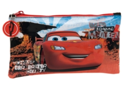 Estojo CARS 95 (12x21x3cm - Vermelho - Poliéster)