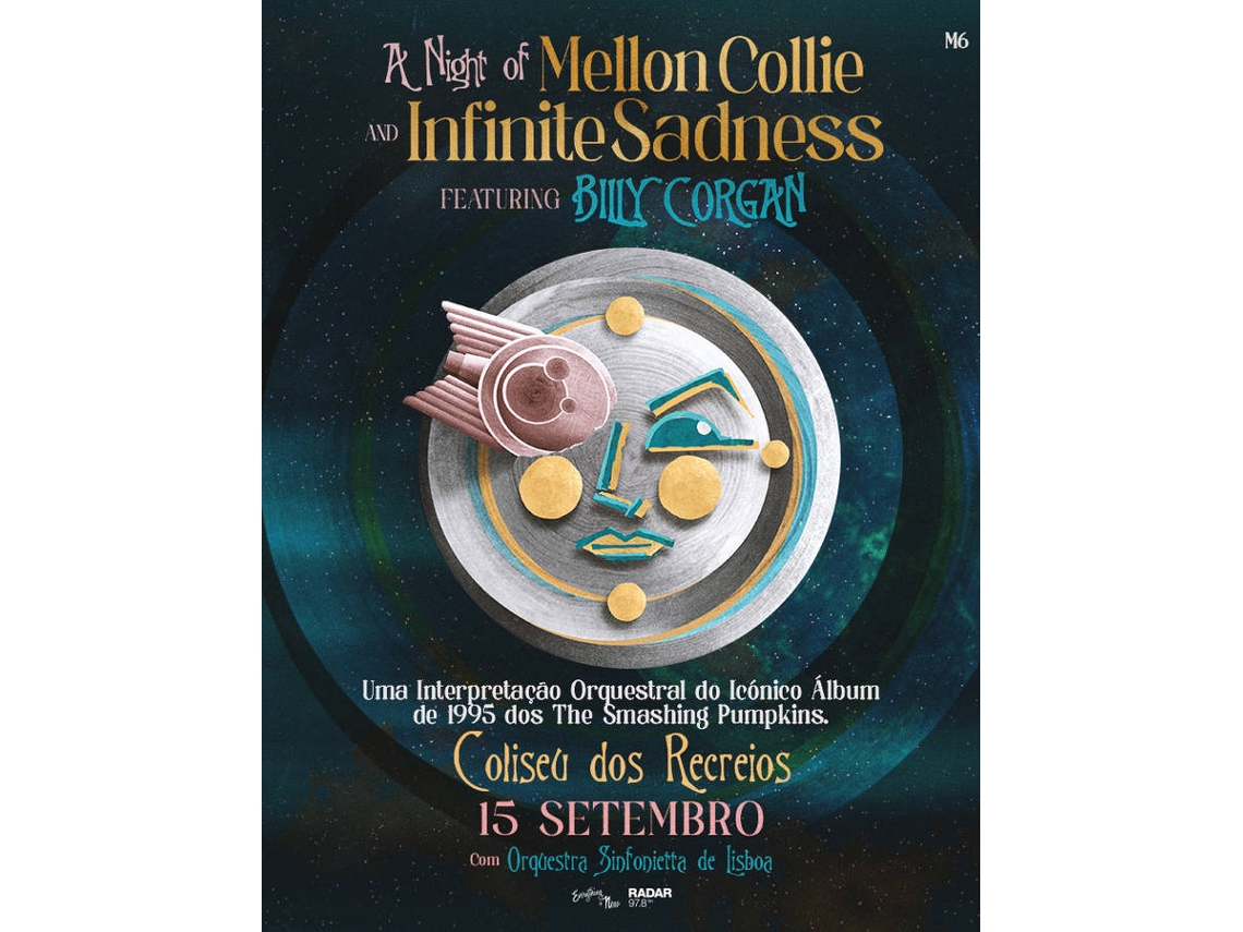 Bilhete A NIGHT OF MELLON COLLIE AND INFINITE SADNESS FEATURING BILLY CORGAN|LISBOA