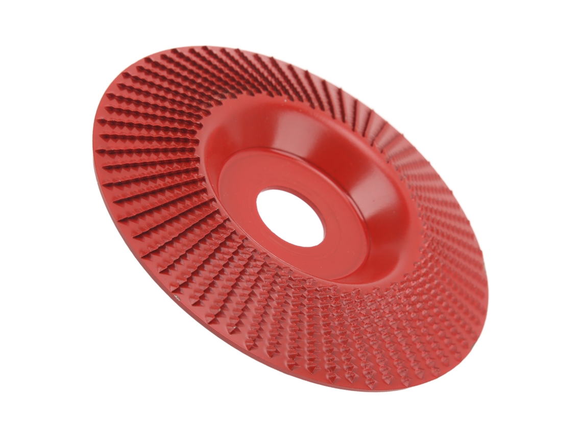 Disco De Esmerilado E Formado De Carbeto De Wolframio Resistente Ao Desgaste 125mm Para Trabalho De Madeira Vermelho