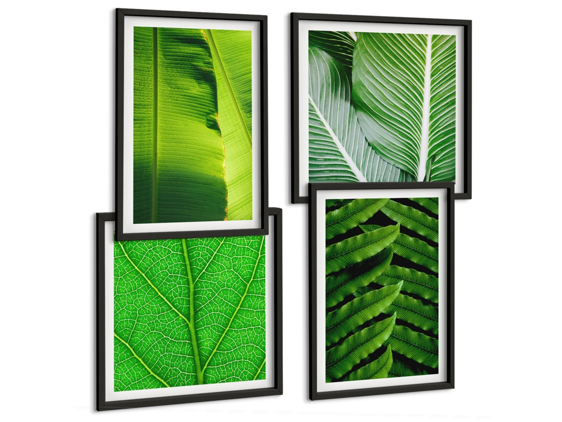 Composição De Quadros Pinturas Asiáticas, Japandi Moldura Preta Imagens Para Um Quarto Infantil Espelharte (conjunto De 4 Imagens)