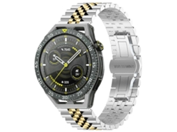Pulseira De Aço Inoxidável Meia-lua Five Bull Para Huawei Watch Gt3 Se + Ferramenta Para Remoção Da Pulseira