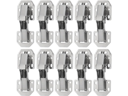 Dobradiças De Aço Inoxidável 4 Polegadas Para Armários, Dobradiças Com Amortecimento Para Portas Fechamento Suave