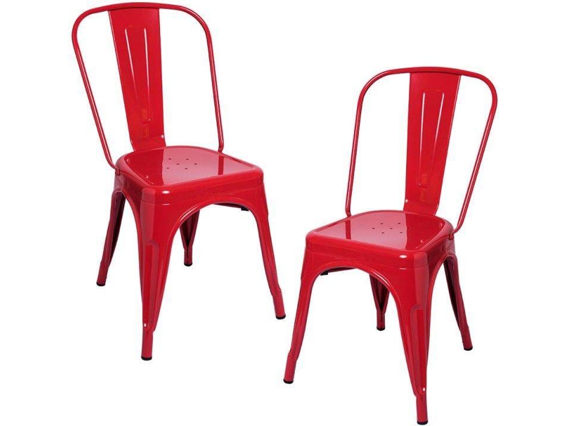Pack 2 Cadeiras Torix - Vermelho
