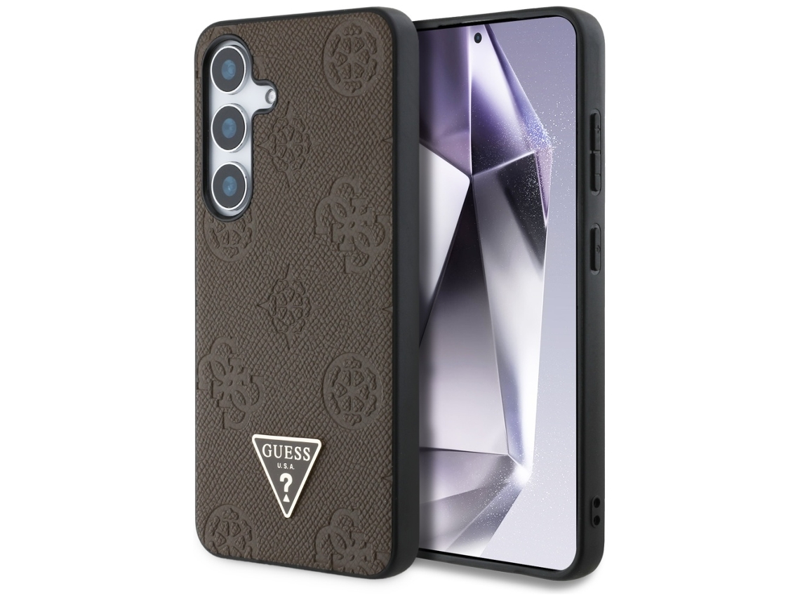 Guess Capa Magnética Para Samsung Galaxy S25 Granulada Hot Stamp