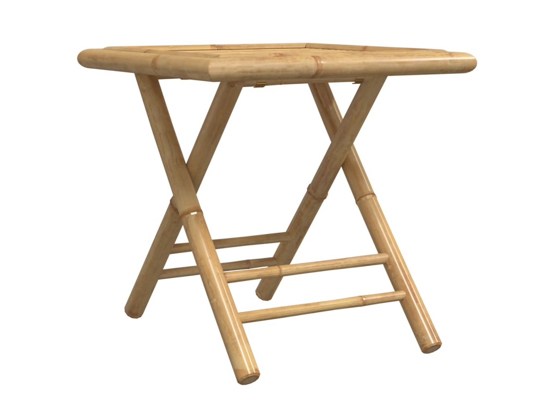 Mesa de jardim VIDAXL Marrom bambu (45x45x45 cm)