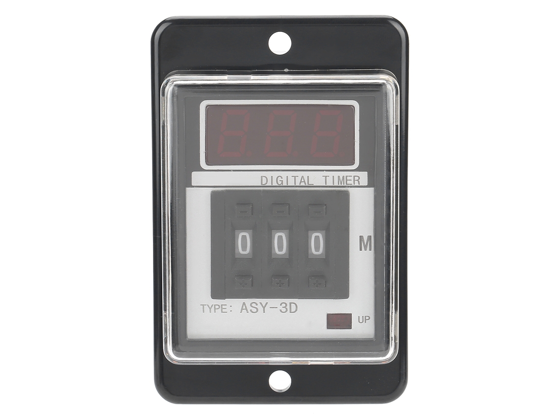 Relé Digital Lcd Timer Asy-3d 24vdc 0-999m