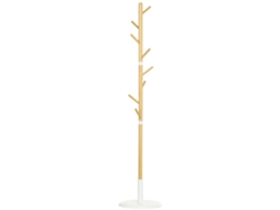 Cabide Natural Com 8 Ganchos Entrada Ø37,8x175,6cm