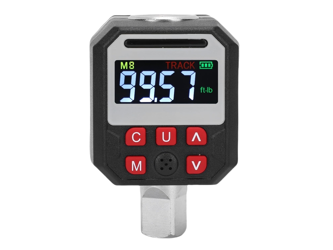 Adaptador de torque digital 1/2'', conversor 17-340 Nm com alarme
