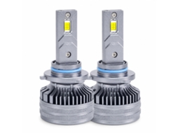 Lâmpada Led Para Farol De Carro H7, Luz Branca, 130 W, Prateada, Redsea
