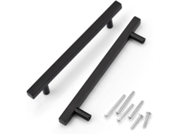 Armário de Cozinha Quadrado Preto 6 3 10, Aço Inoxidável, Robusto