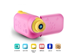 Câmera Infantil, Câmera Digital, Câmera De Brinquedo Recarregável, Tela Lcd De 2,2 Polegadas Brilvibera