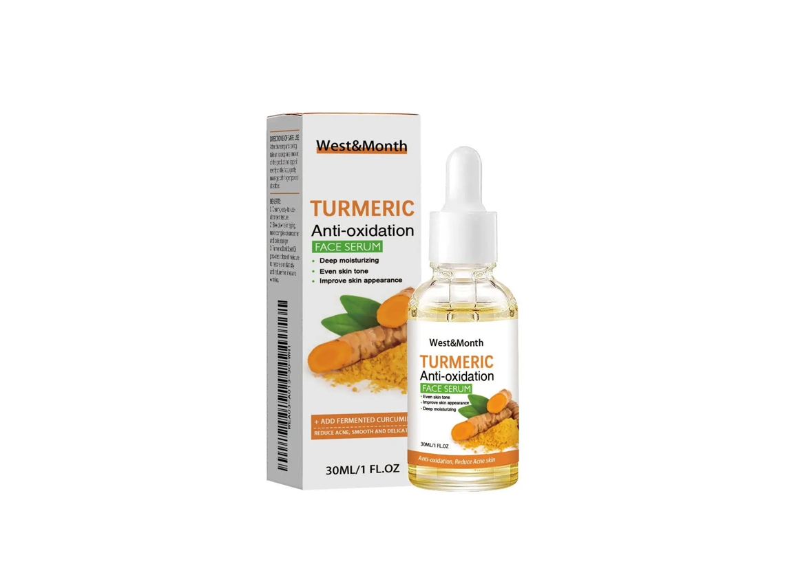 Sérum Antioxidante com Curcuma para Pele Radiante
