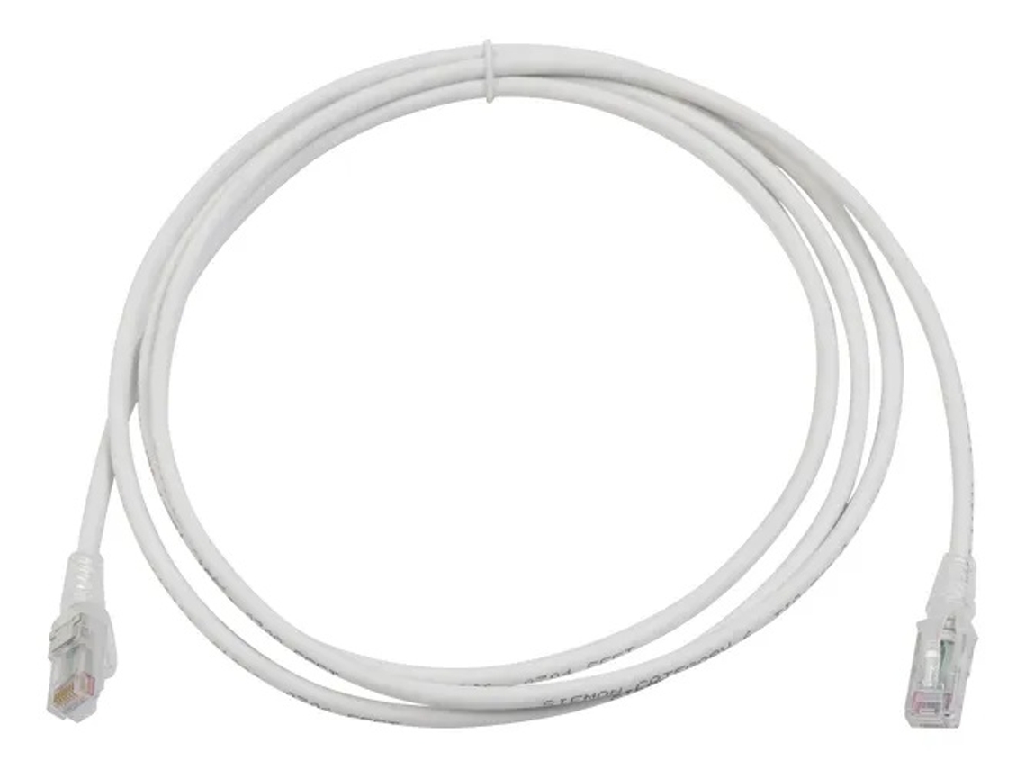 Lurelia Patch Cord Cat6 Utp 7 Pés Branco Cm/lszh Rj45, Cabo De Ligação Para Rede Estruturada