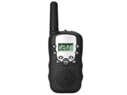 Mini Walkie Talkie de 5 Milhas de Longo Alcance com Vox Scan Preto