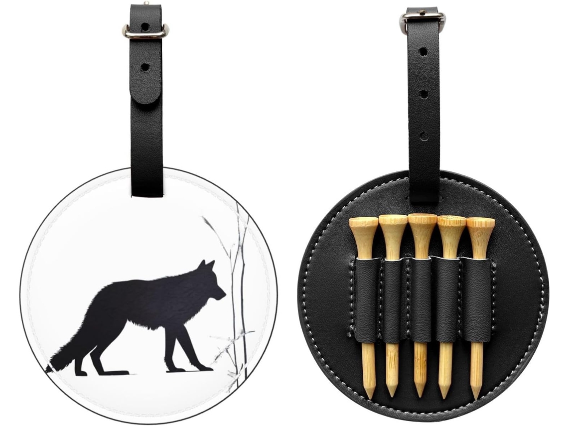 Bolsa para Guardar Tees de Golfe Timberwolves, Preta, Fácil de Transportar e Eficiente | S/MARCA