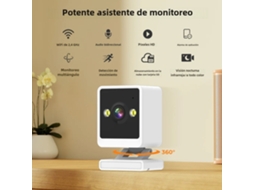 Mini Câmera de Segurança Wi fi Interna Hd 1080p MDUG (com Cartão de 128 Gb)