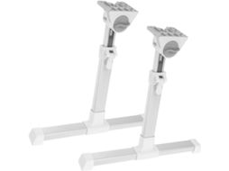 Pés Dobráveis Shineofi Para Mesa De Cama Ou Laptop, Em Plástico Branco, Ajustáveis, Simples E Saudáveis