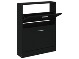 Shoe Cabinet, Shoe Cabinets Vidaxl Preto Madeira Processada (n/a)