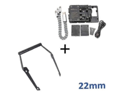 Suporte de Telefone YURU para Honda NC750D/NC700D, Metal, 22mm