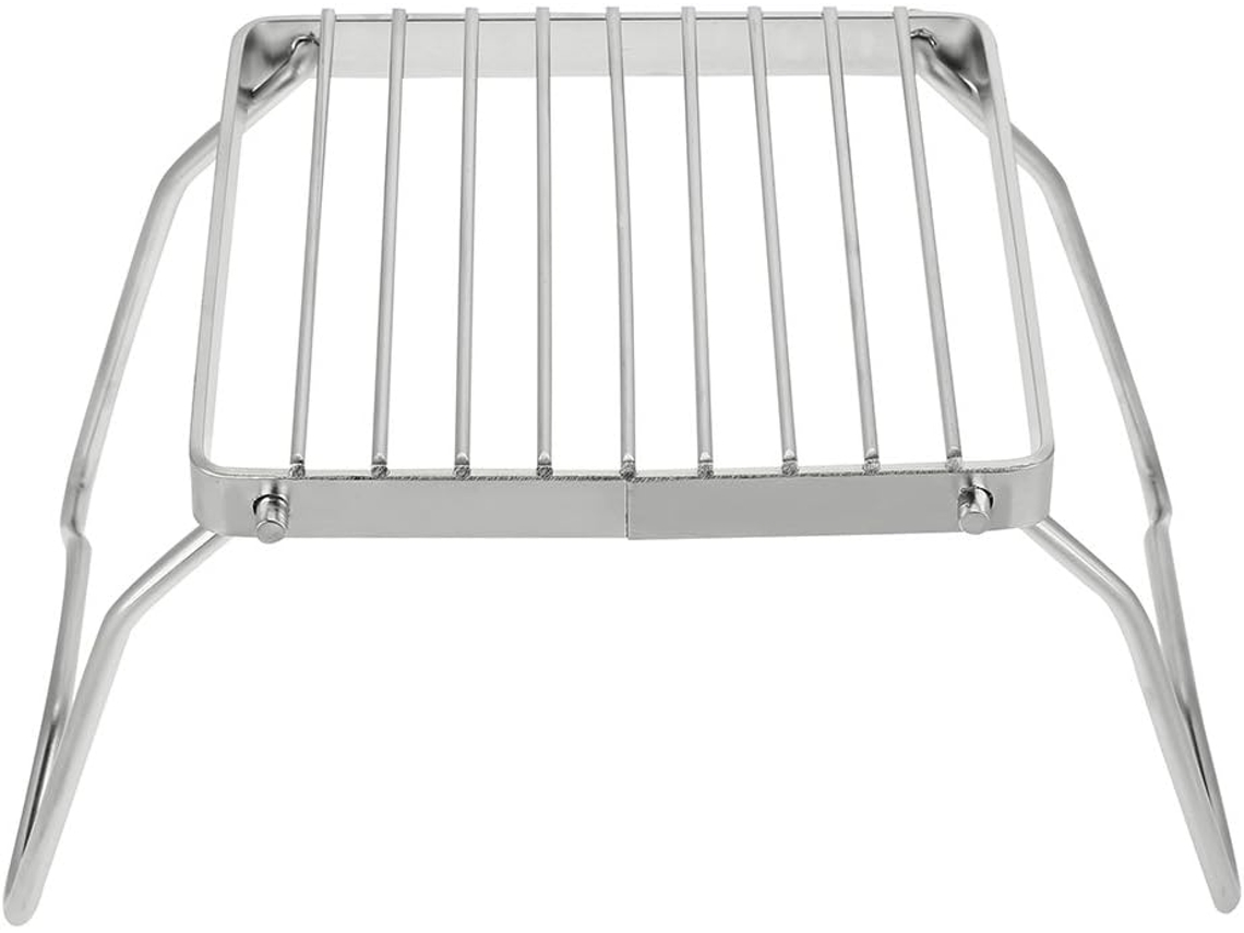 Churrasqueira Portátil Dobrável De Aço Inoxidável Para Uso Externo, Ideal Para Churrascos E Piqueniques