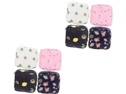 De 2 Estojos Para Absorventes Higiênicos De Viagem, Bolsa Acolchoada, Nécessaire