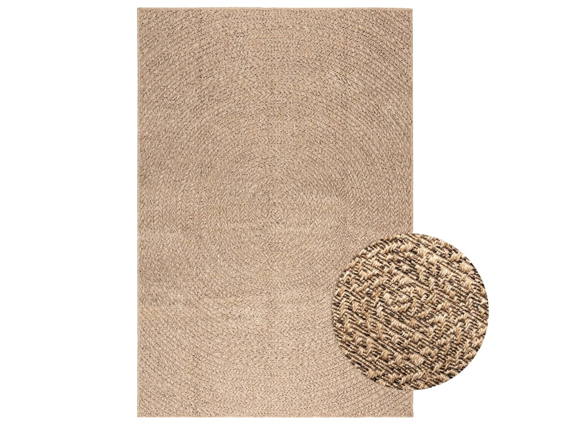Rug, Rugs Vidaxl Marrom Polipropileno (140 X 200 Cm)