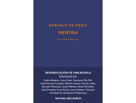 Livro Mentira de Enrique De Heriz (Espanhol)