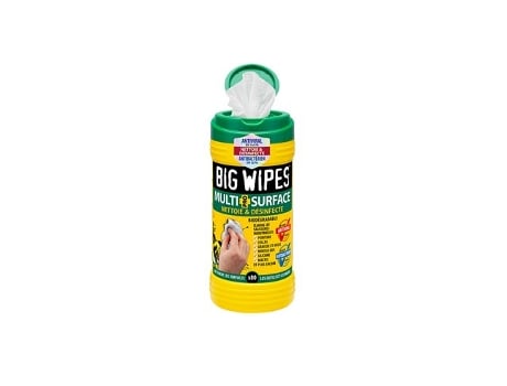 Lenços Umedecidos Industriais Biodegradáveis Multisuperfície Big Wipes (recipiente De 80 Unidades)