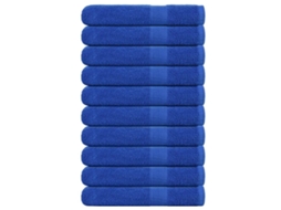 Towel, Towels Vidaxl Azul Algodão (100 X 200 Cm)