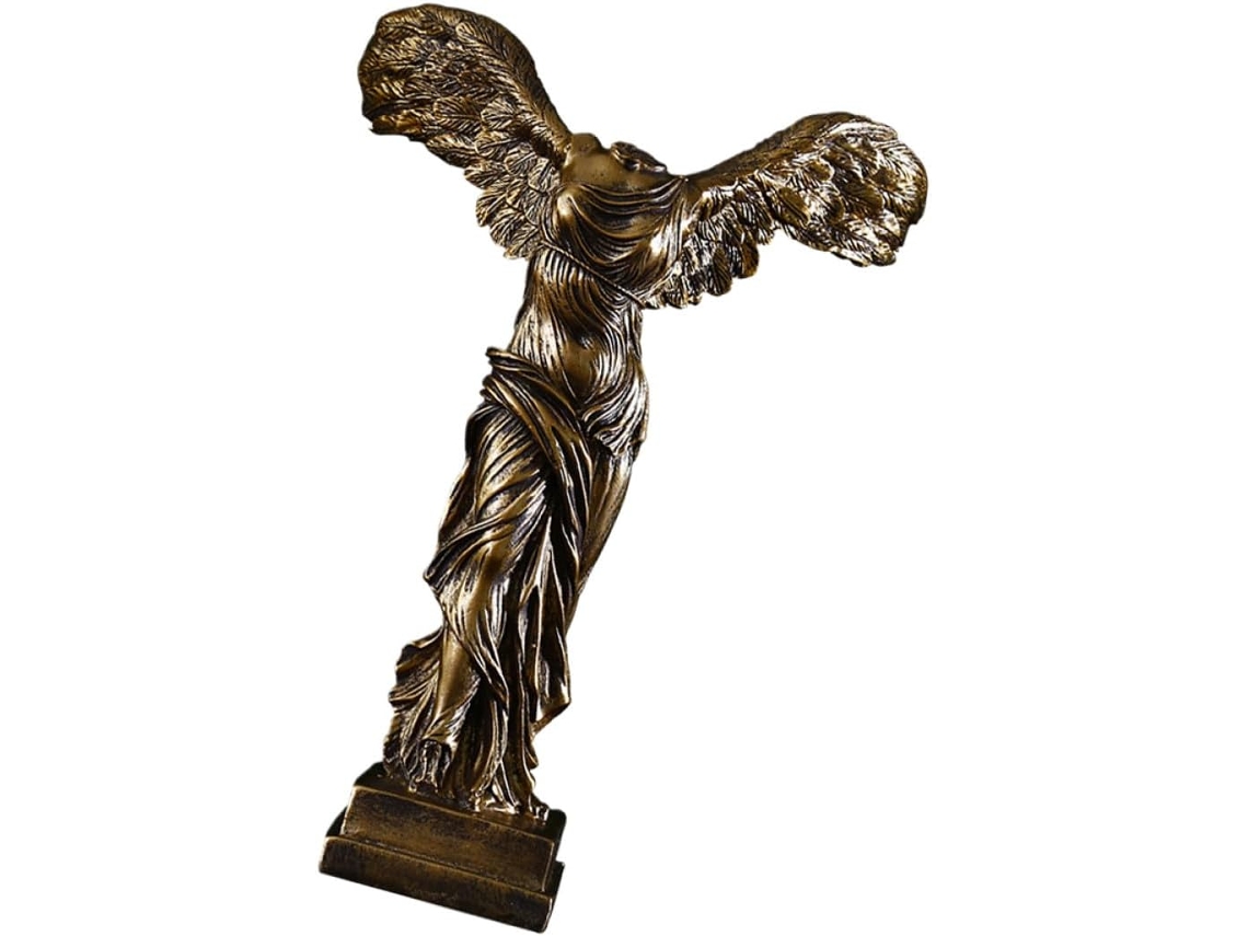 Escultura Artesanal Em Resina Para Decoração De Mesa, Ornamento Para Casa, Acabamento Delicado E Textura Especial. Escultura Artesanal Gokoco