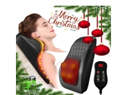 Massageiro de Costas com Função para o Pescoço e Aquecimento, Almofada de Massagem 3d, Adequado Como, Compacto, Recarregável, Uso Diário... STELASPLEN