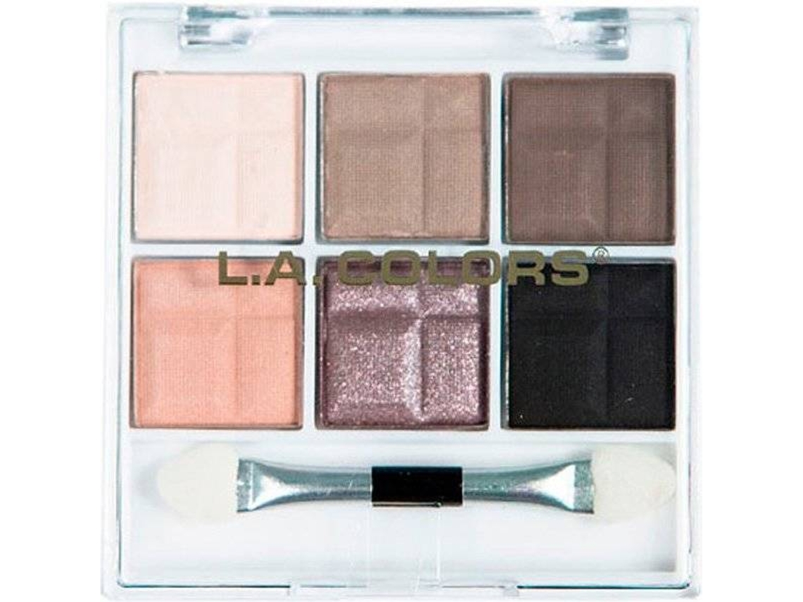 Paleta de Sombras L.A. COLORS 6 Color In the Nude