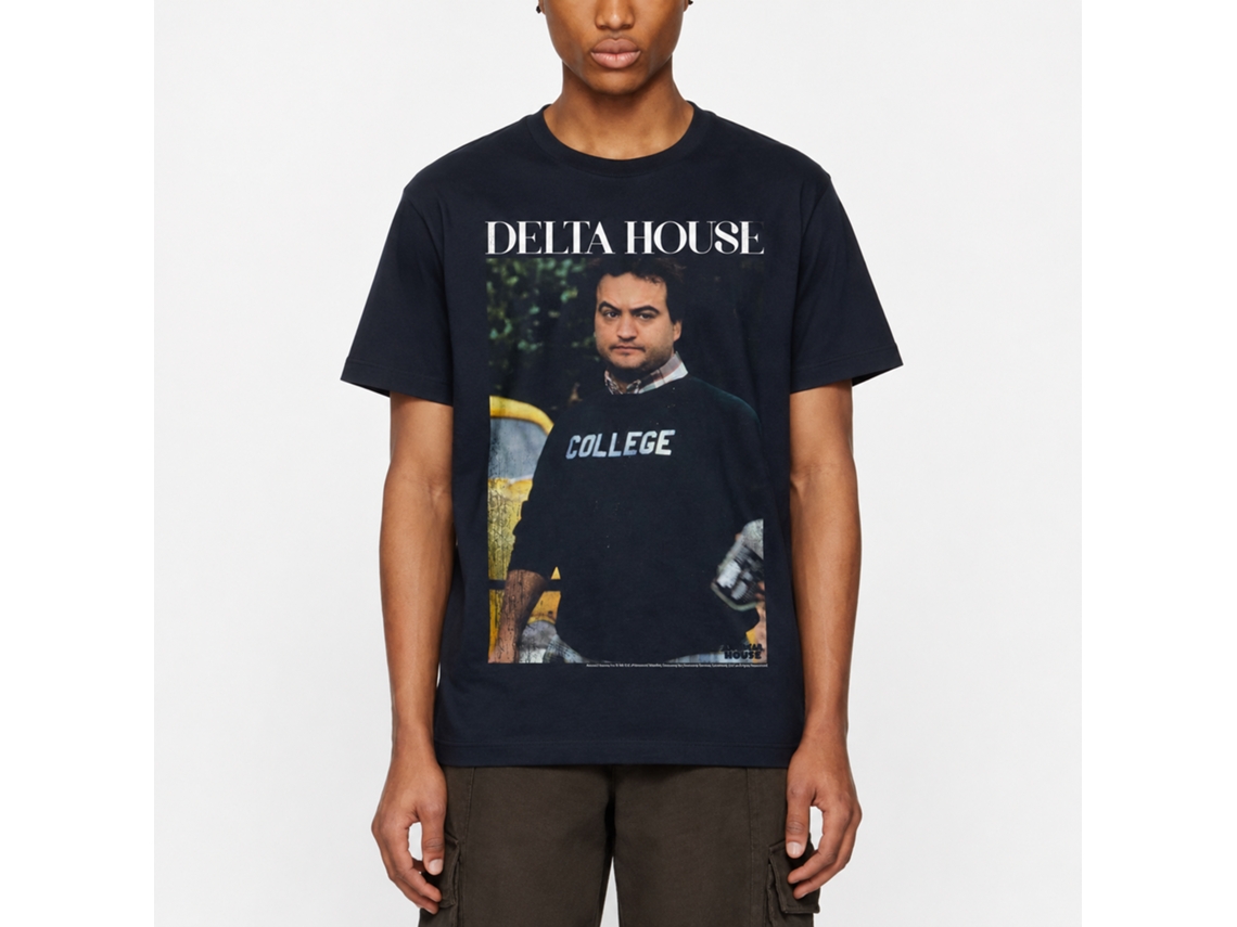Rockinstone Animal House Movie D House Navy Adult T-shirt Size:xxxl